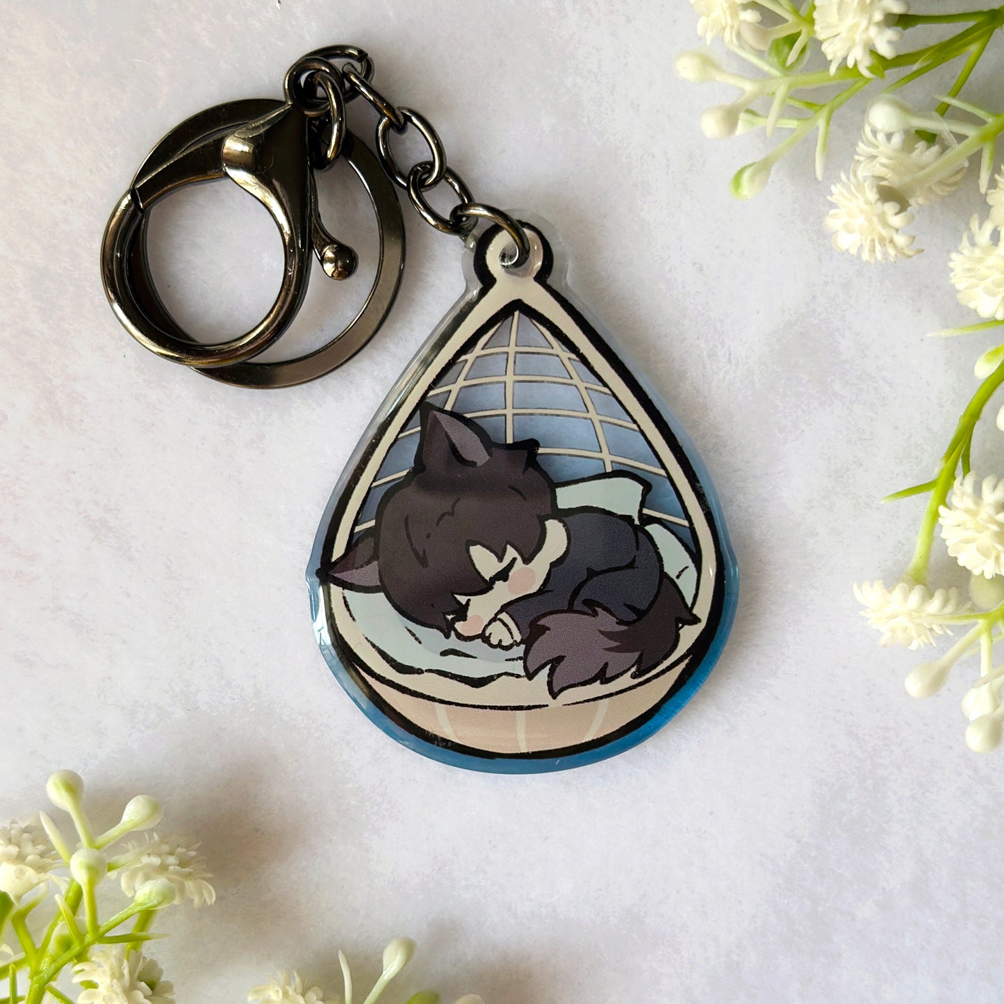Love and Deepspace Acrylic Epoxy Keychain Pendant