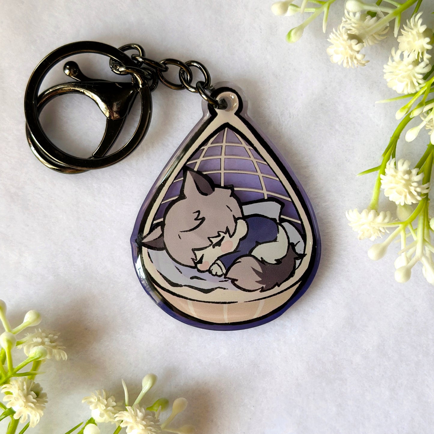 Love and Deepspace Acrylic Epoxy Keychain Pendant