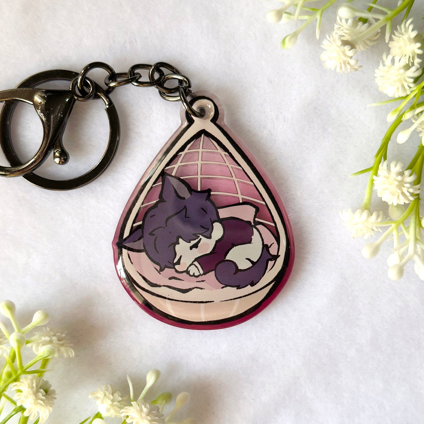 Love and Deepspace Acrylic Epoxy Keychain Pendant