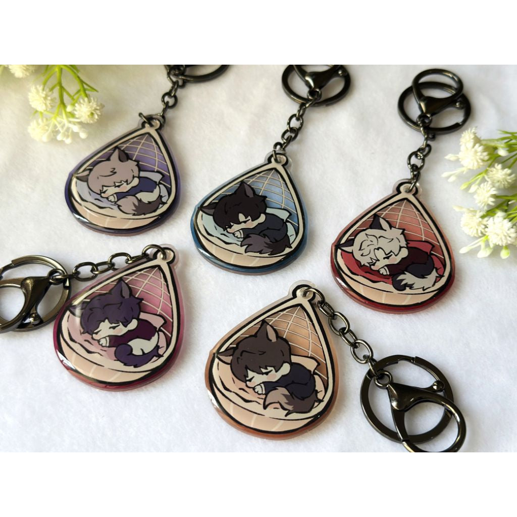 Love and Deepspace Acrylic Epoxy Keychain Pendant