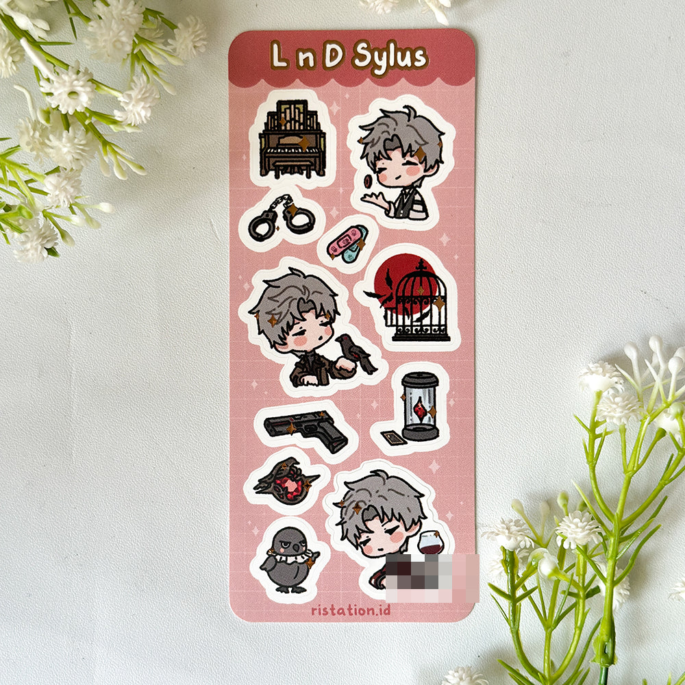 Love and Deepspace Sticker Sheet Foil - Rose Gold Foil Sticker - Sticker Journal - Sticker Deco