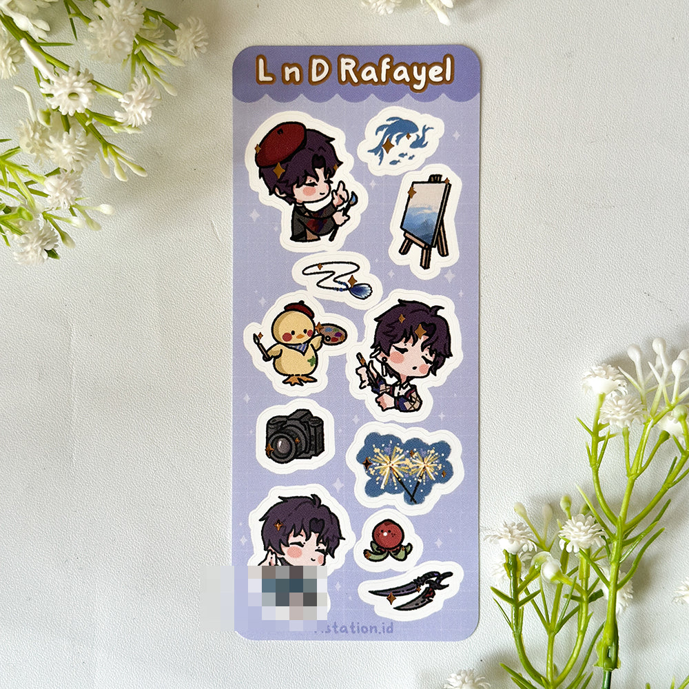 Love and Deepspace Sticker Sheet Foil - Rose Gold Foil Sticker - Sticker Journal - Sticker Deco