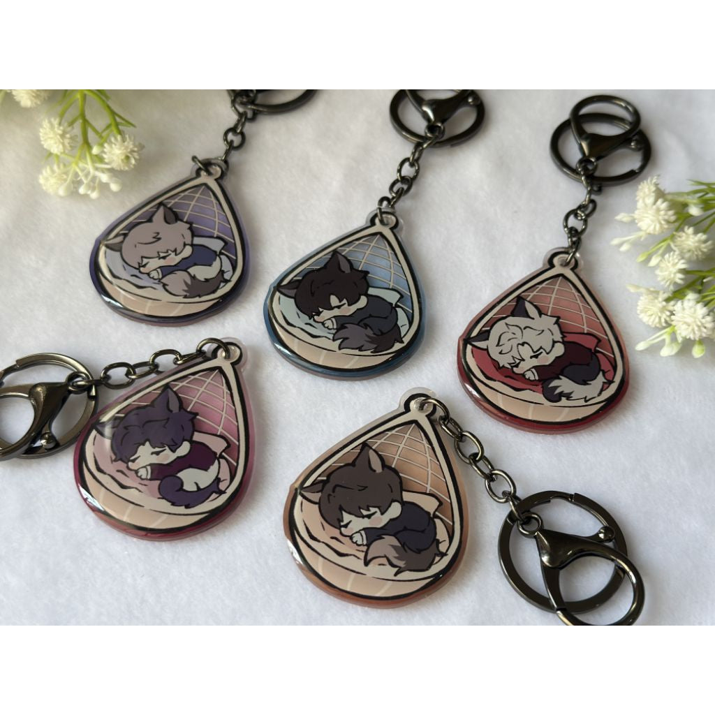 Love and Deepspace Acrylic Epoxy Keychain Pendant