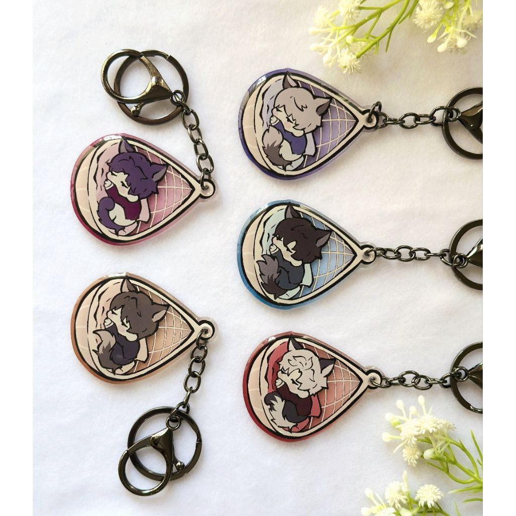 Love and Deepspace Acrylic Epoxy Keychain Pendant