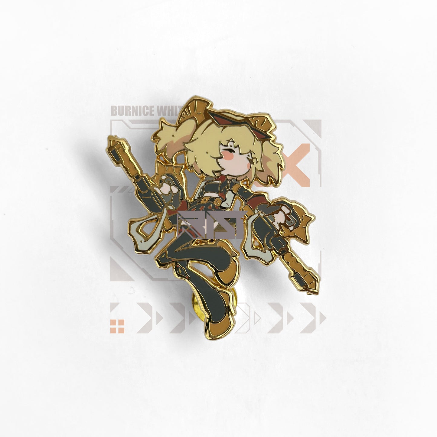 Burnice White - Zenless Zone Zero - Glow In the Dark - Hard Enamel Pin