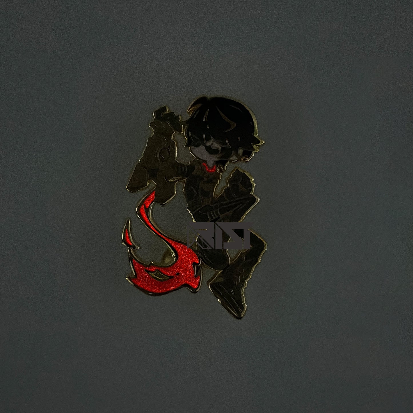 Lighter - Zenless Zone Zero - Glow In the Dark - Hard Enamel Pin