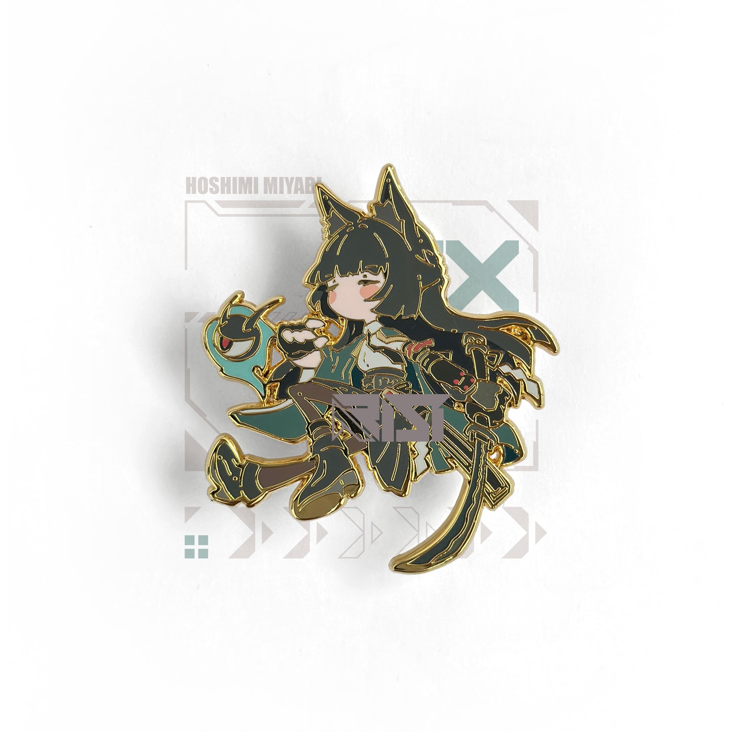 Hoshimi Miyabi - Zenless Zone Zero - Glow In the Dark - Hard Enamel Pin