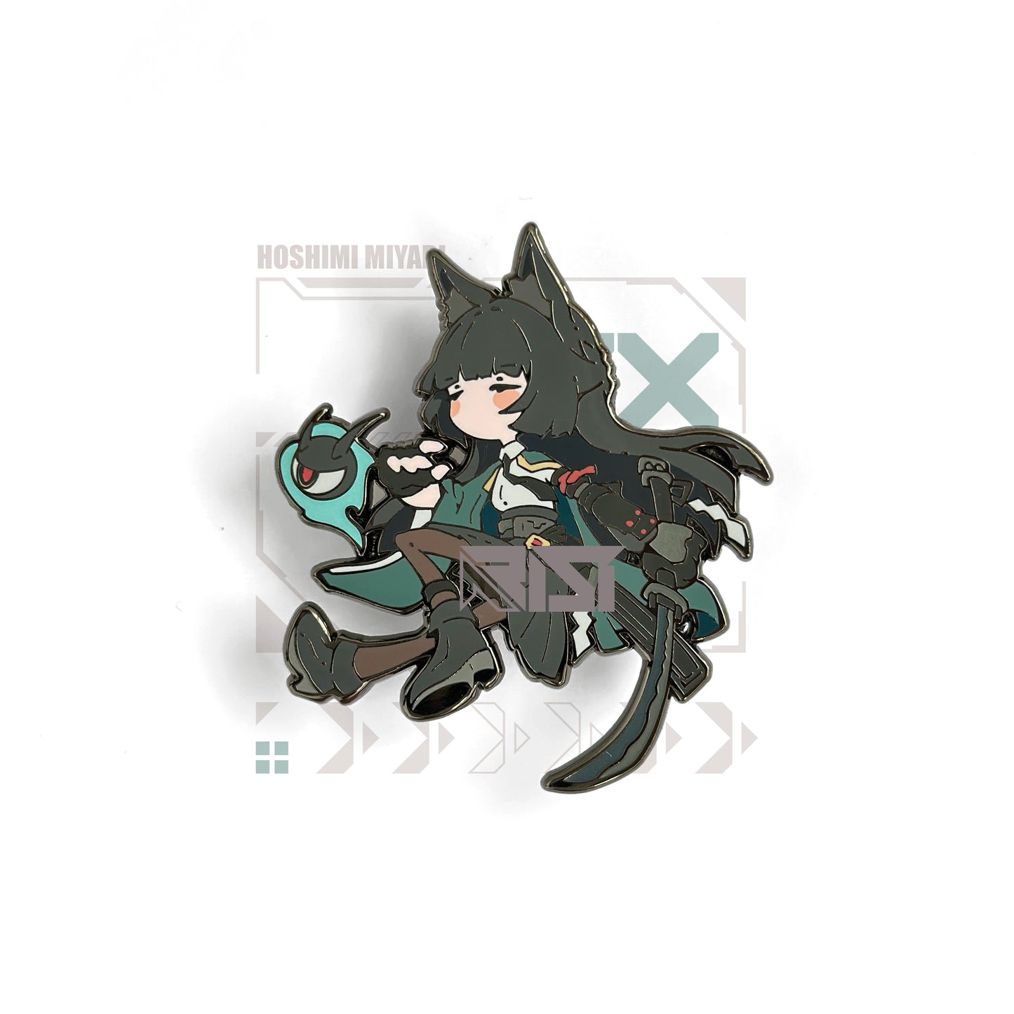 Hoshimi Miyabi - Zenless Zone Zero - Glow In the Dark - Hard Enamel Pin