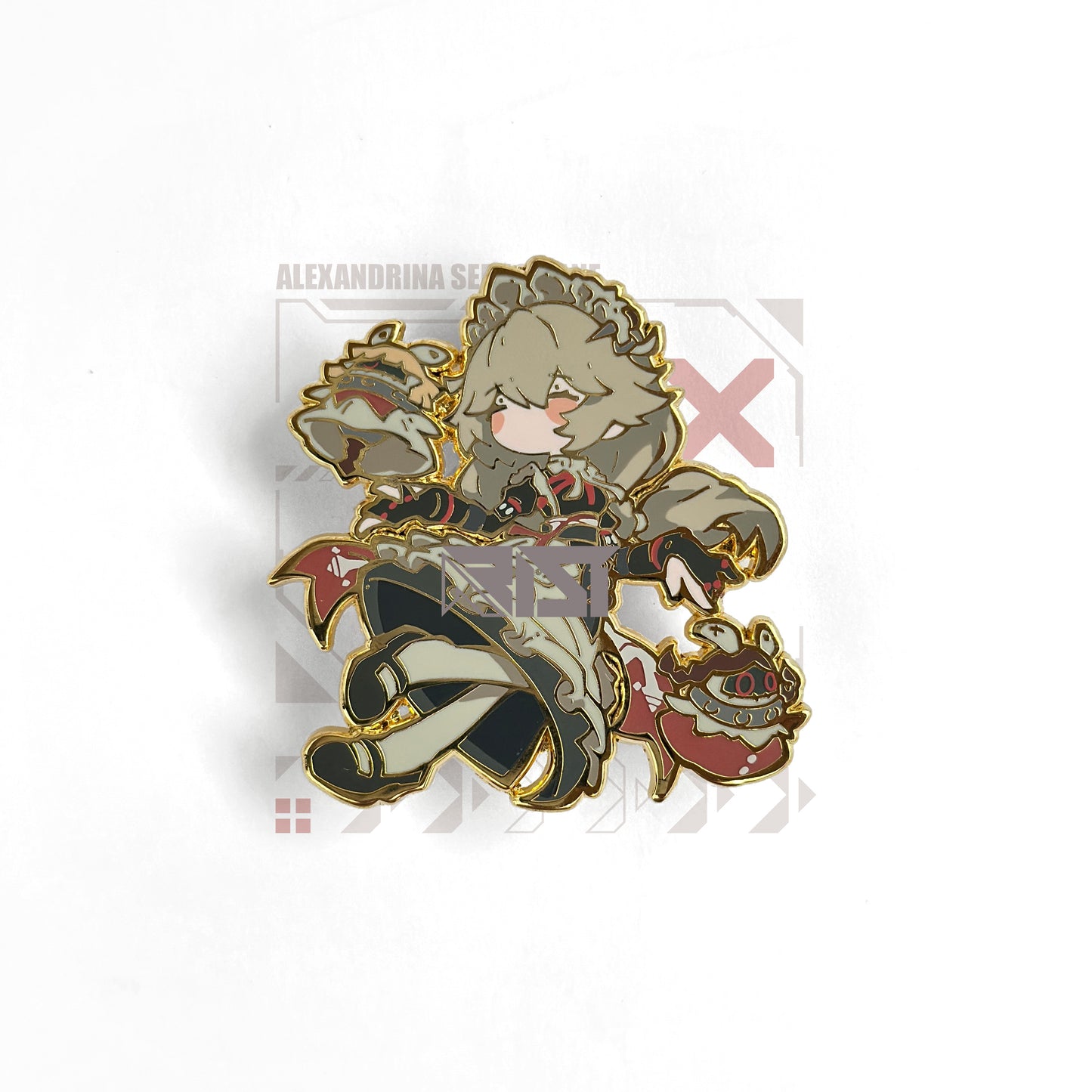 Rina (Alexandrina Sebastiane) - Zenless Zone Zero - Glow In the Dark - Hard Enamel Pin