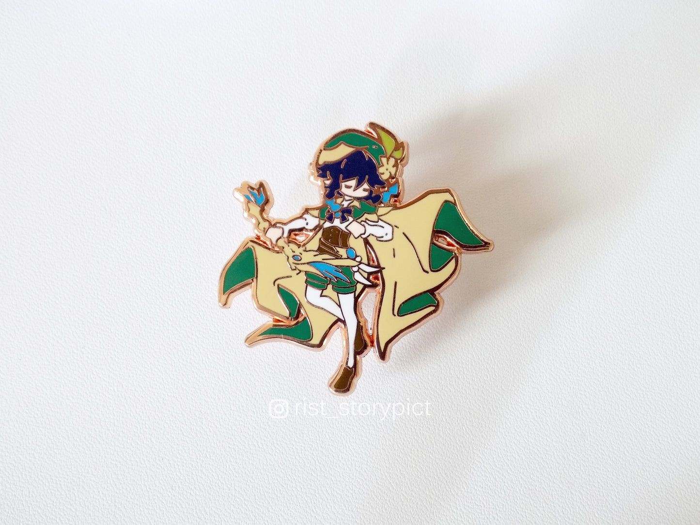 Genshin Impact Cute Character Hard Enamel Pin- Rose Gold (part 4)