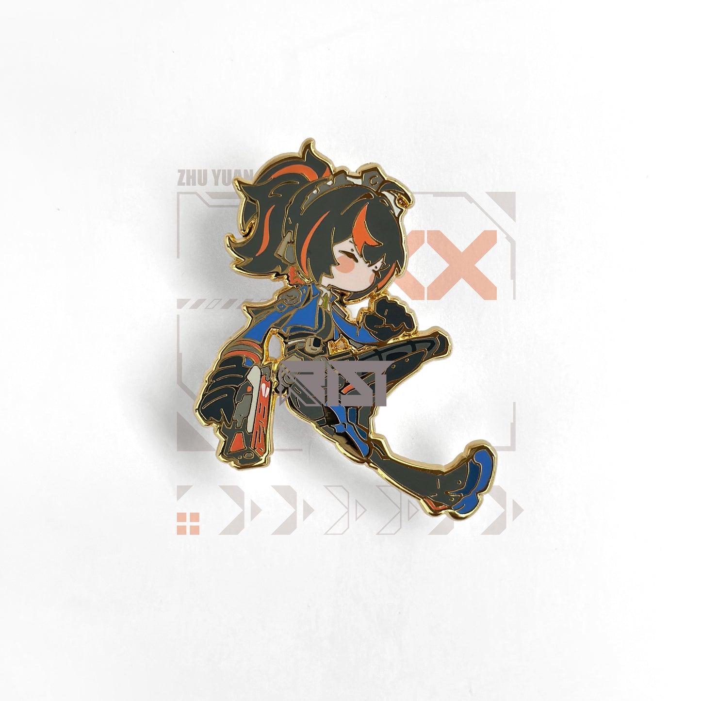 Zhu Yuan - Zenless Zone Zero - Glow In the Dark - Hard Enamel Pin