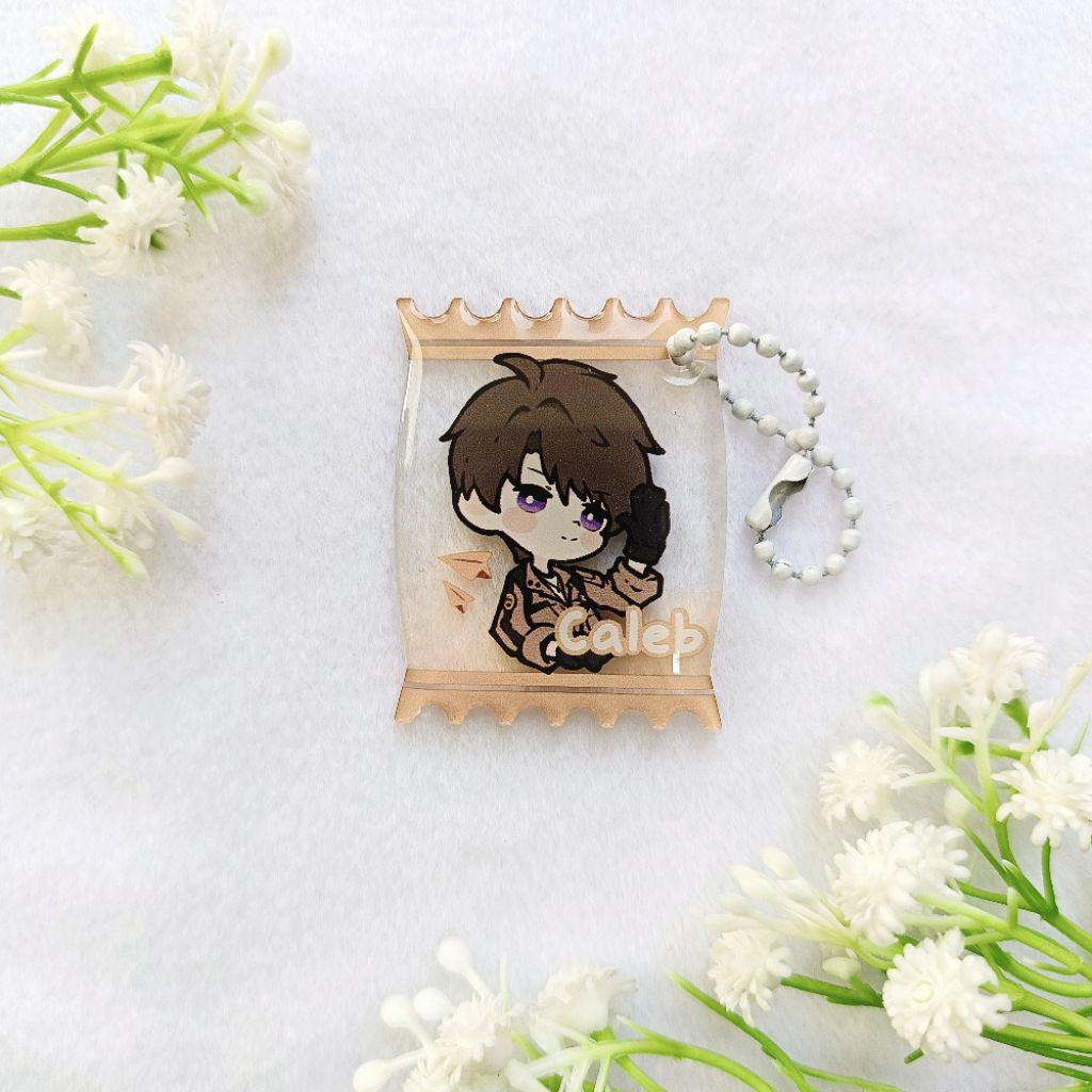 Love and Deepspace Epoxy Acrylic Charm - Candy Shaped
