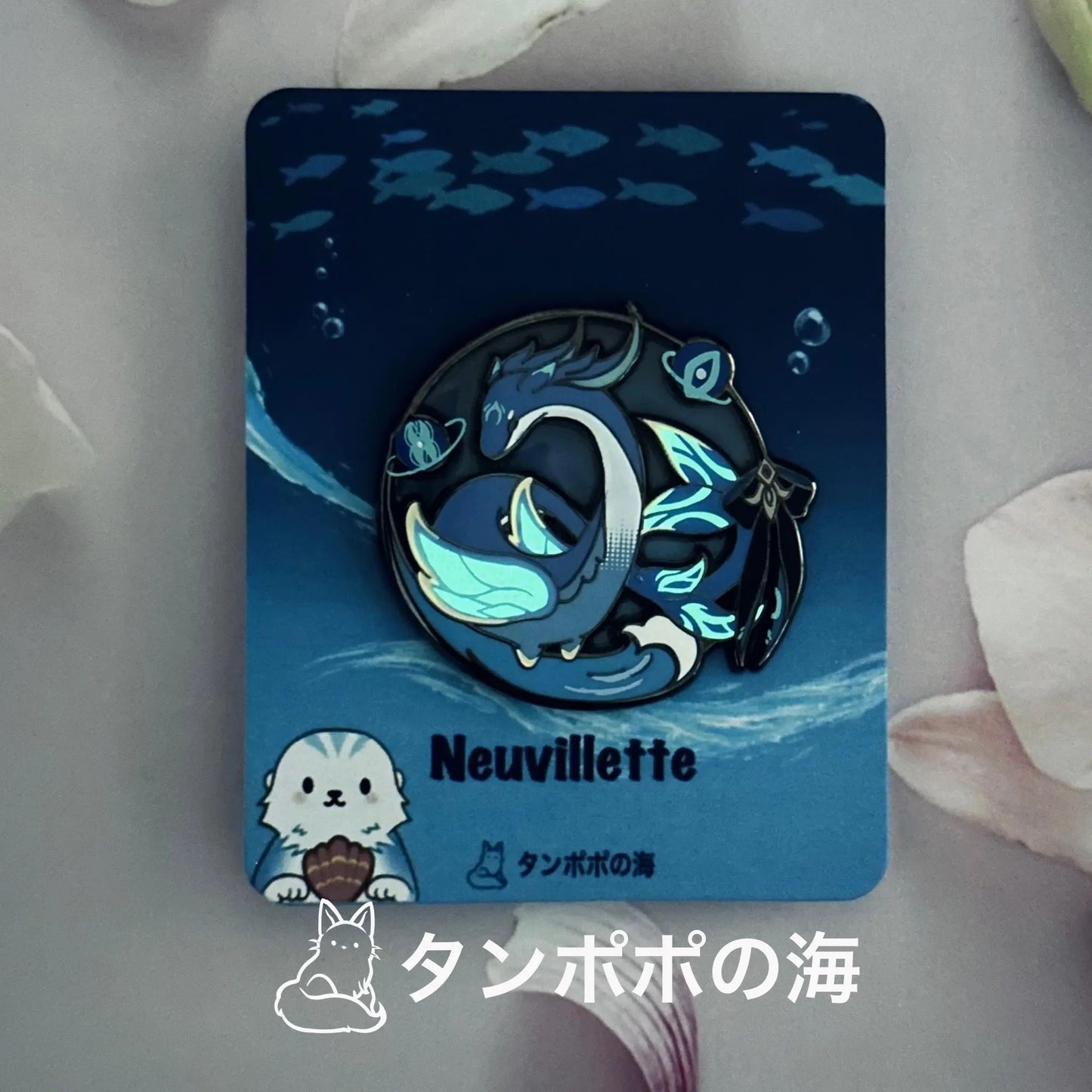 Tanpopo No Umi - Genshin Impact Neuvilette - Hard Enamel Pin
