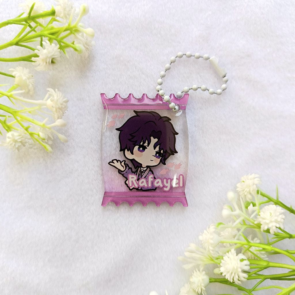 Love and Deepspace Epoxy Acrylic Charm - Candy Shaped