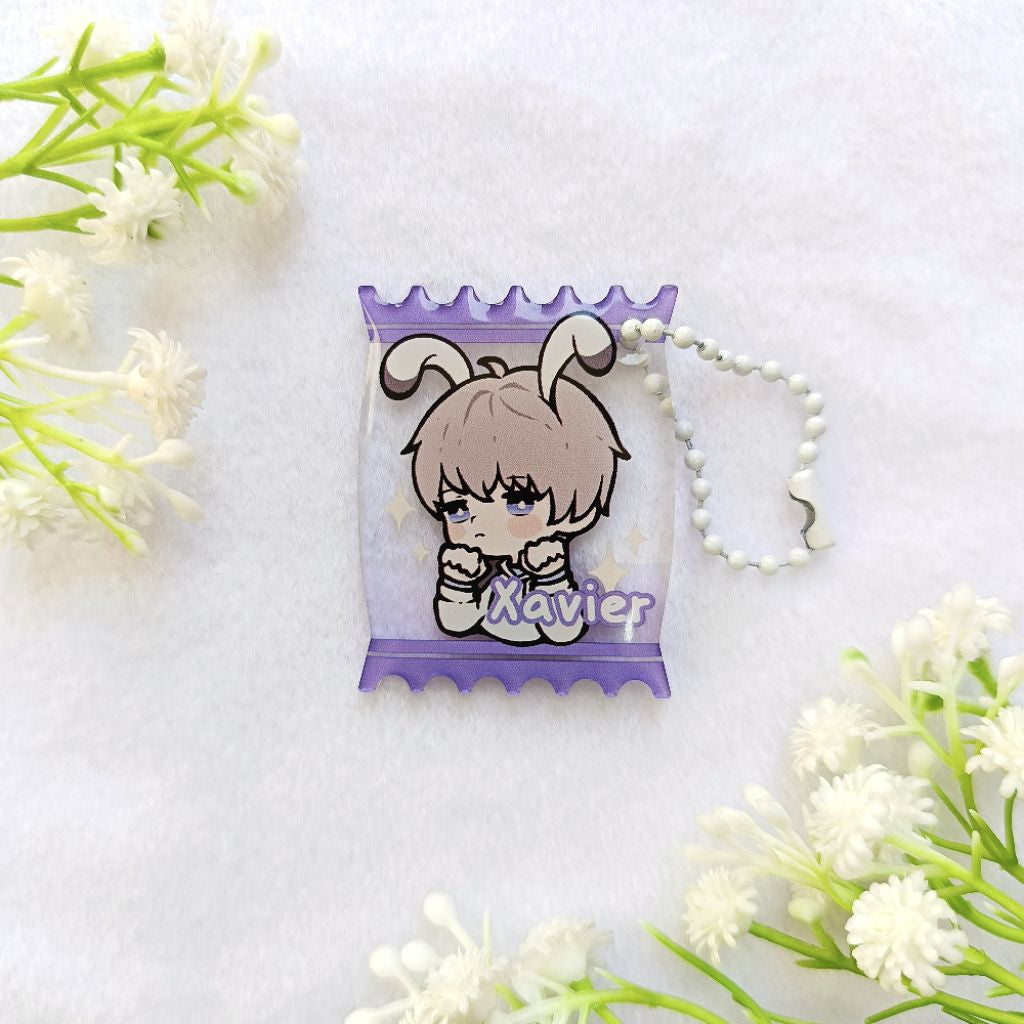Love and Deepspace Epoxy Acrylic Charm - Candy Shaped