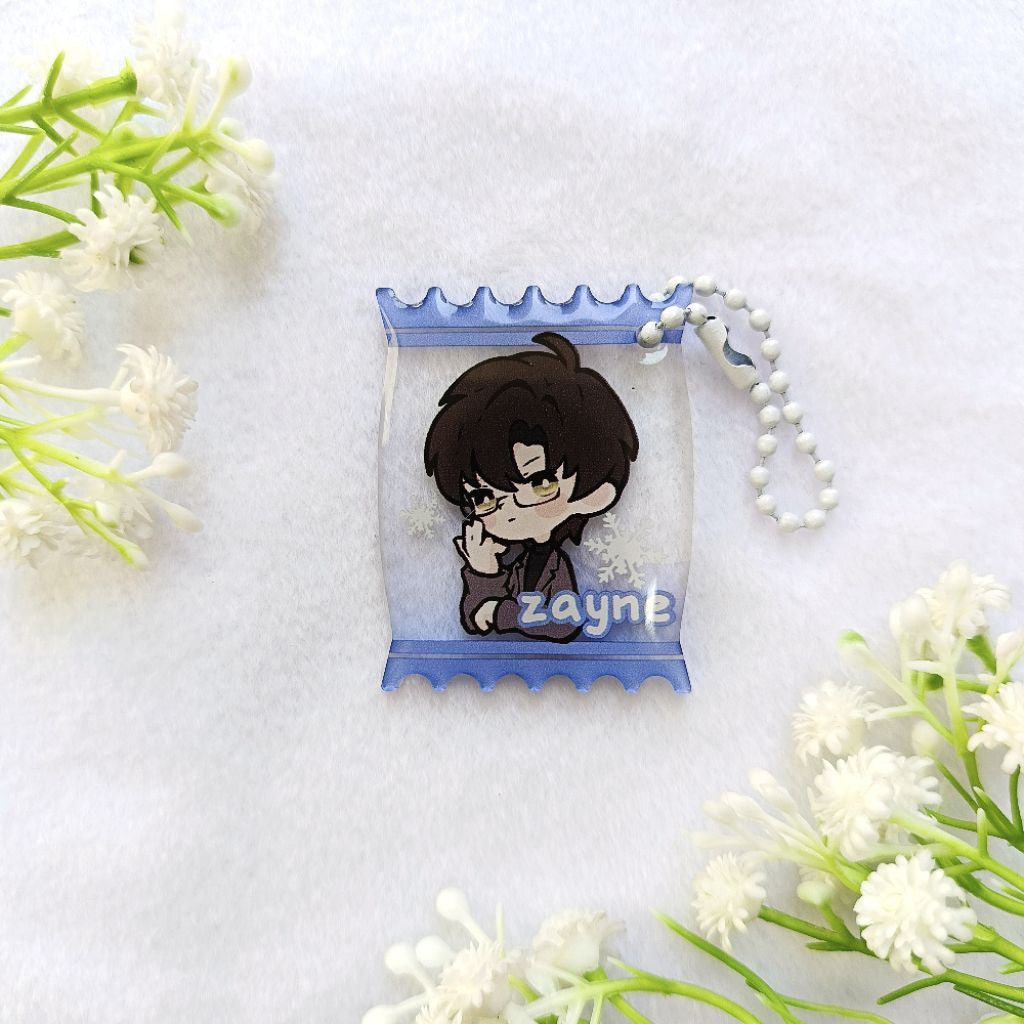 Love and Deepspace Epoxy Acrylic Charm - Candy Shaped