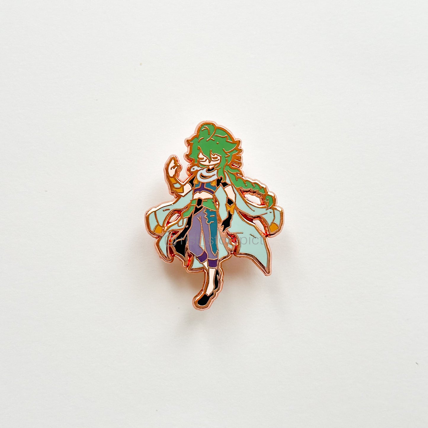 Genshin Impact Cute Character Hard Enamel Pin- Rose Gold (part 2)