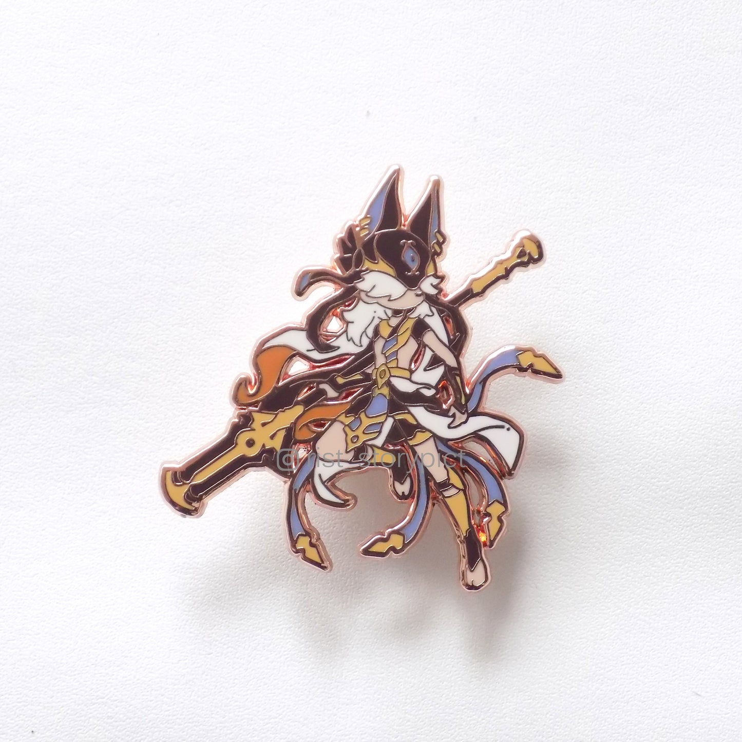 Genshin Impact Cute Character Hard Enamel Pin- Rose Gold (part 2)