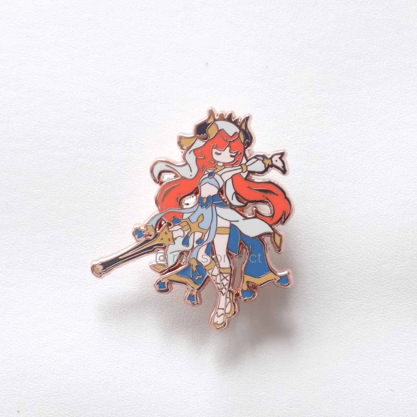 Genshin Impact Cute Character Hard Enamel Pin- Rose Gold (part 2)