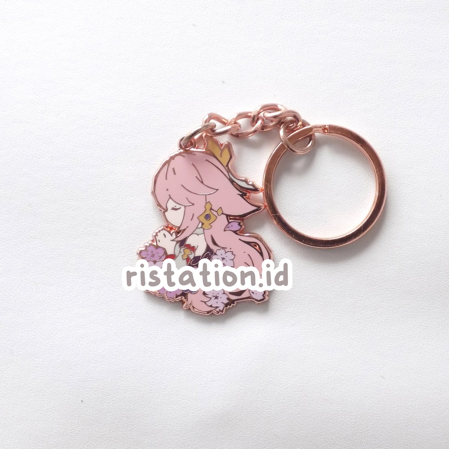 Yae Miko Special Bundle- Hard Enamel Pin Rosegold