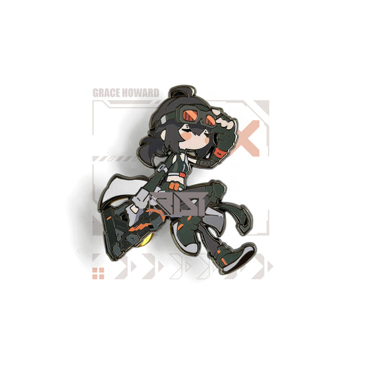 Grace Howard - Zenless Zone Zero - Glow In the Dark - Hard Enamel Pin