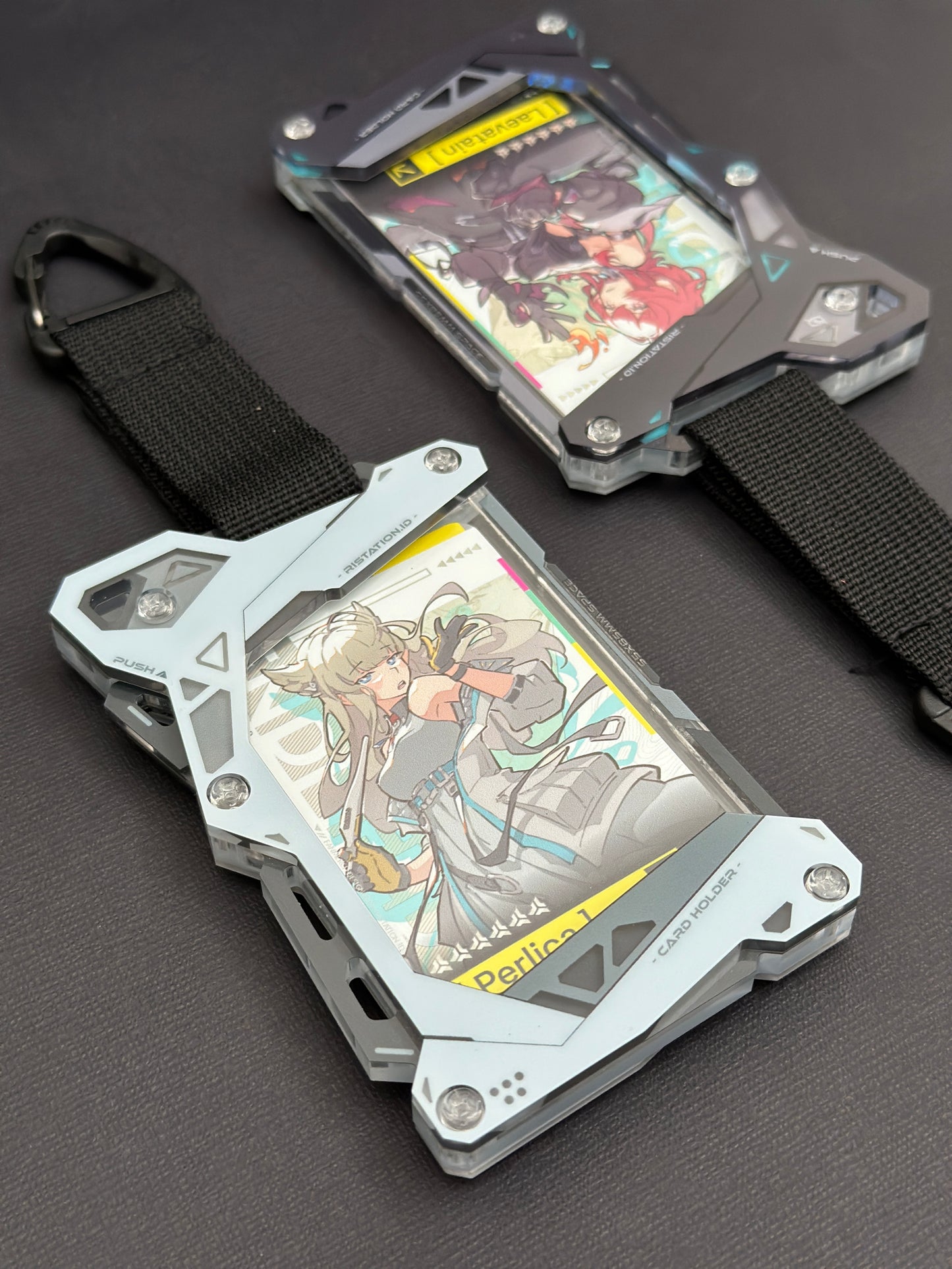 (PRE-ORDER) Mecha Style Slide Card Holder