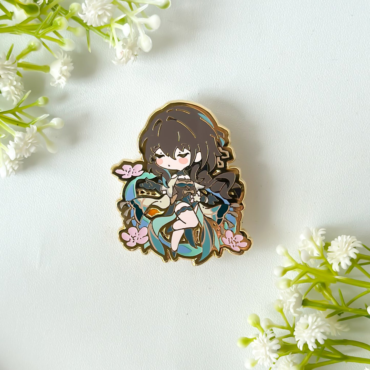 Honkai Star Rail - Ruan Mei - Glow in the Dark - Hard Enamel Pin