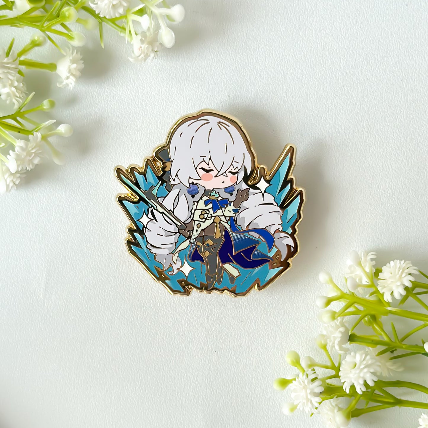 Honkai Star Rail - Bronya - Glow in the Dark - Hard Enamel Pin