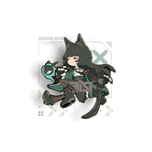 Hoshimi Miyabi - Zenless Zone Zero - Glow In the Dark - Hard Enamel Pin
