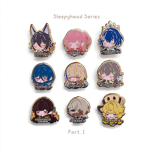 Honkai Star Rail Cute Characters - Small Hard Enamel Pin - Sleepyhead Series 1