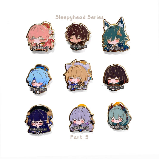 Honkai Star Rail Cute Characters - Small Hard Enamel Pin - Sleepyhead Series 5