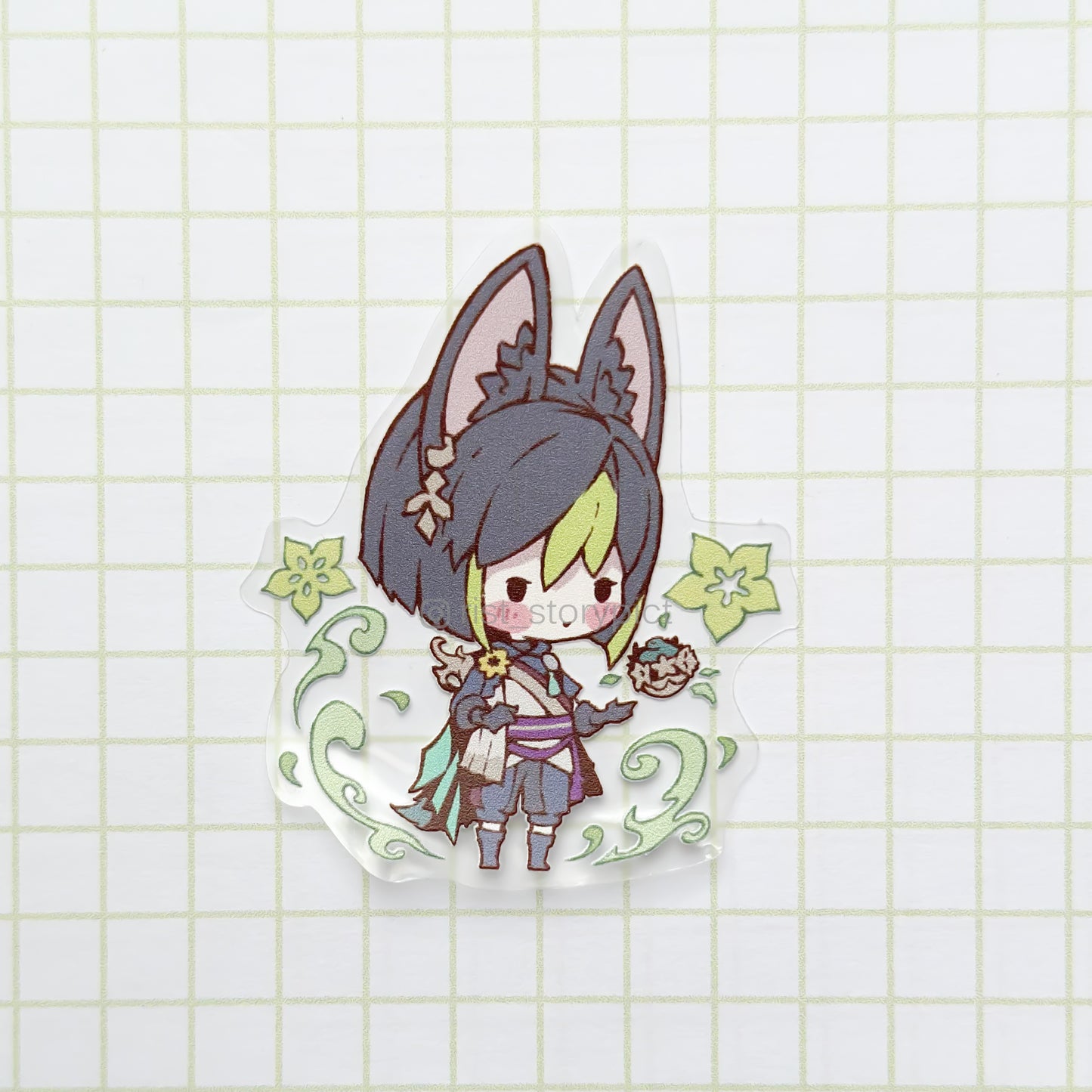 Transparent Sticker - Genshin Impact Cute Characters Die Cut Part 1