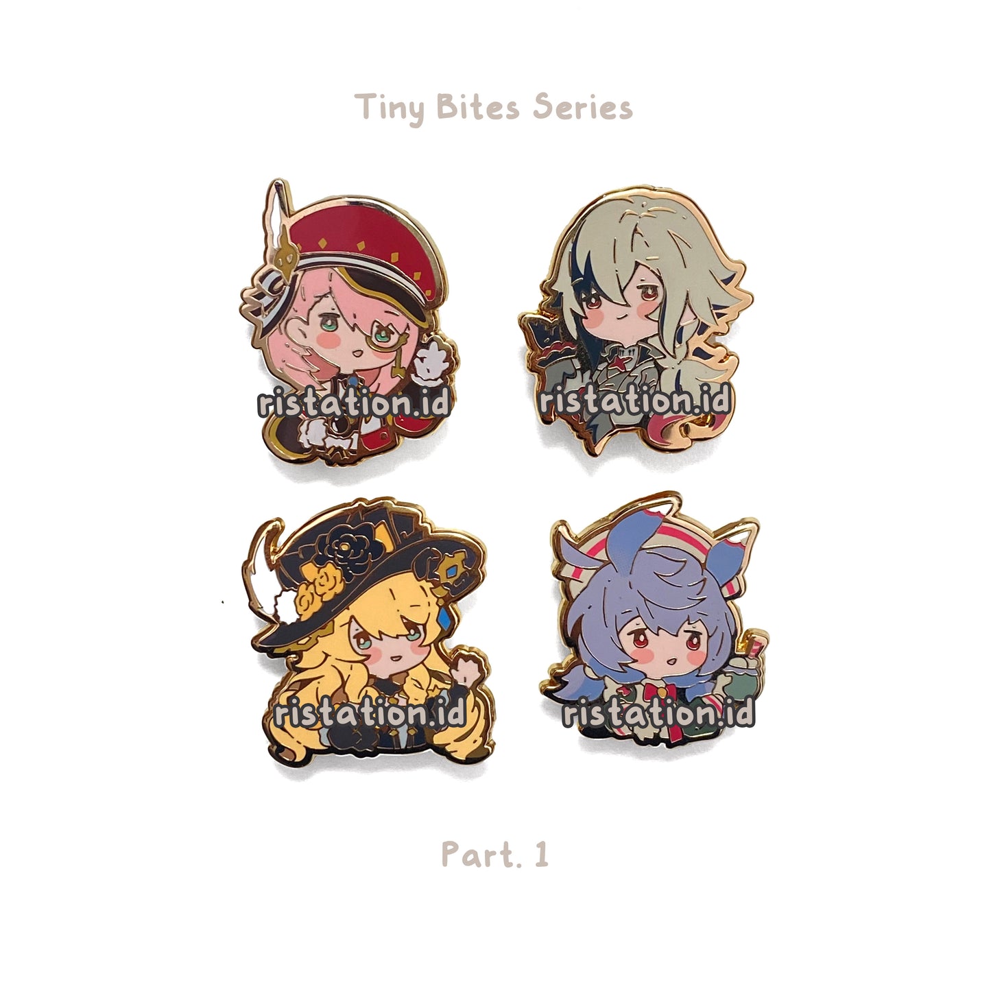Genshin Impact Enamel Pin - Tiny Bites Series I