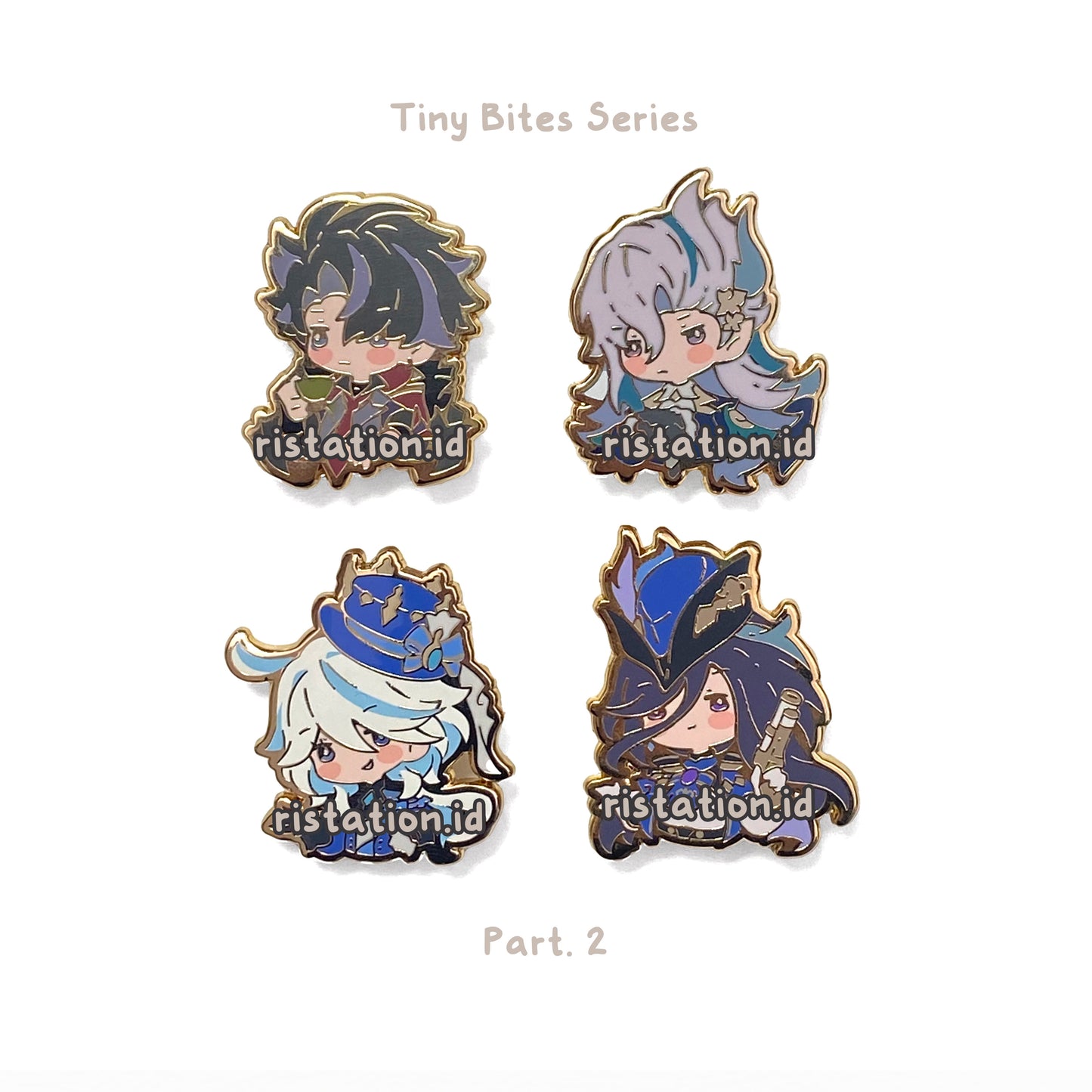 Genshin Impact Enamel Pin - Tiny Bites Series II