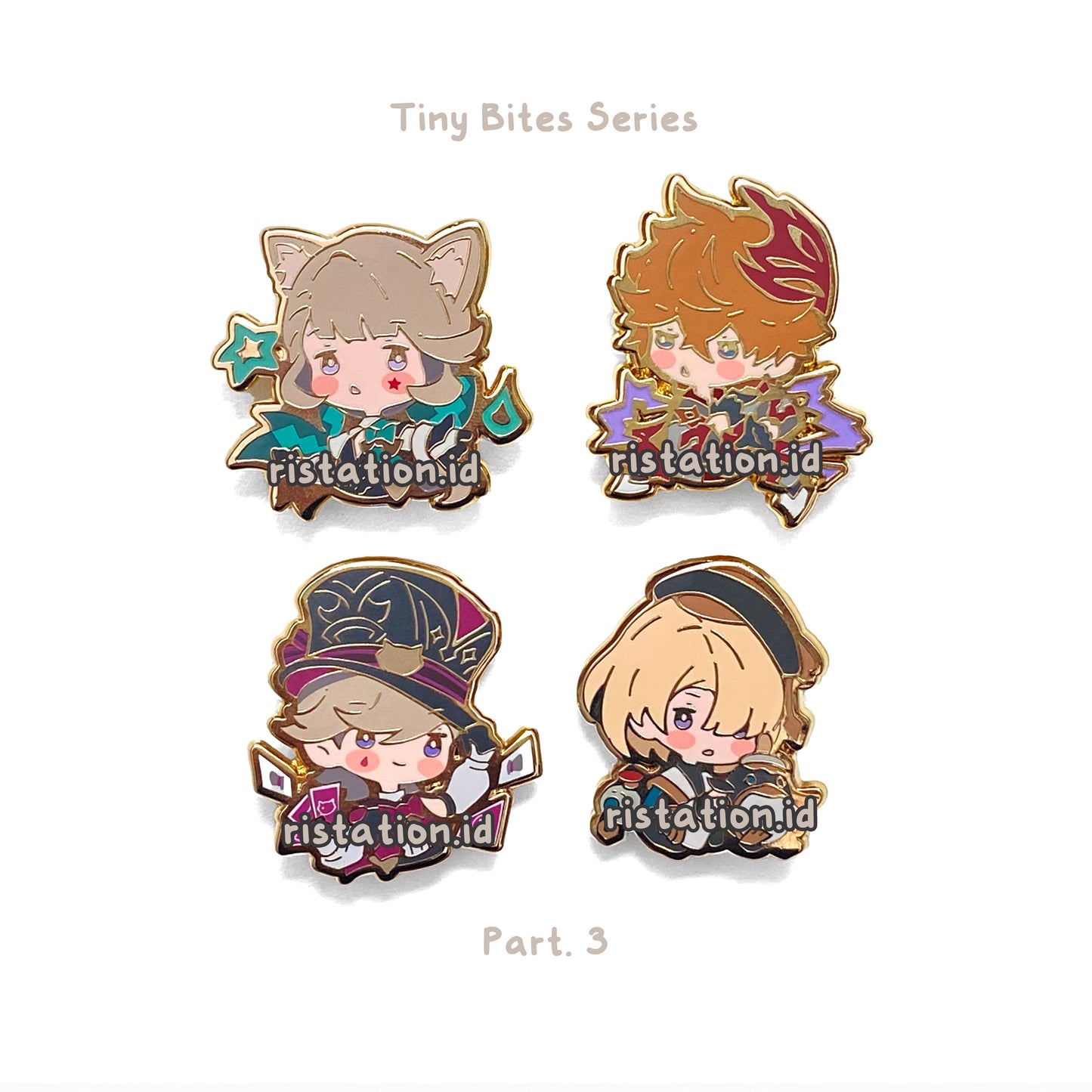 Genshin Impact Enamel Pin - Tiny Bites Series III