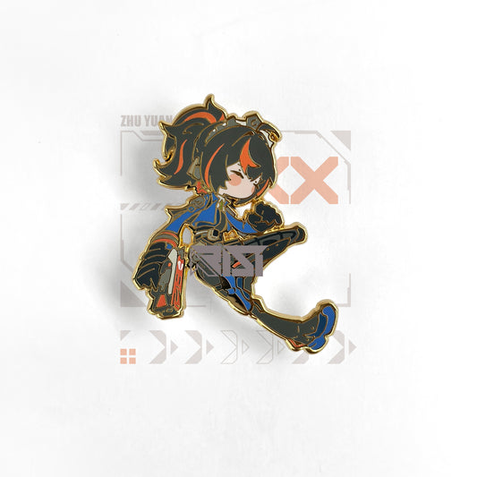 Zhu Yuan - Zenless Zone Zero - Glow In the Dark - Hard Enamel Pin