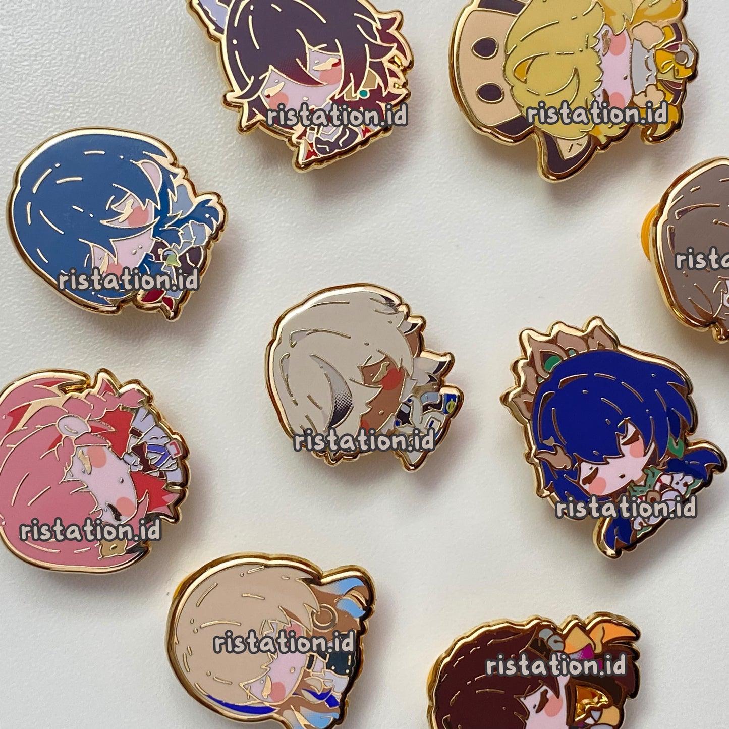 Honkai Star Rail Cute Characters - Small Hard Enamel Pin - Sleepyhead Series 1