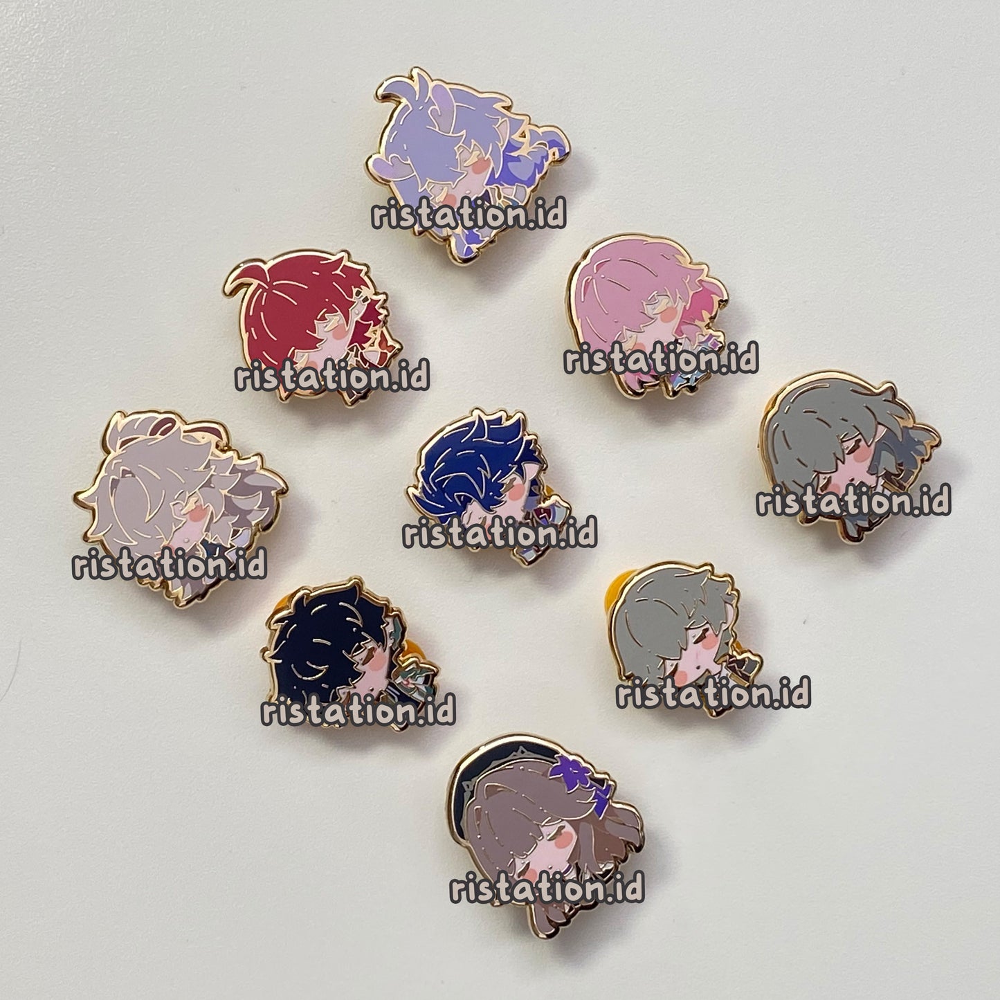 Honkai Star Rail Cute Characters - Small Hard Enamel Pin - Sleepyhead Series 4