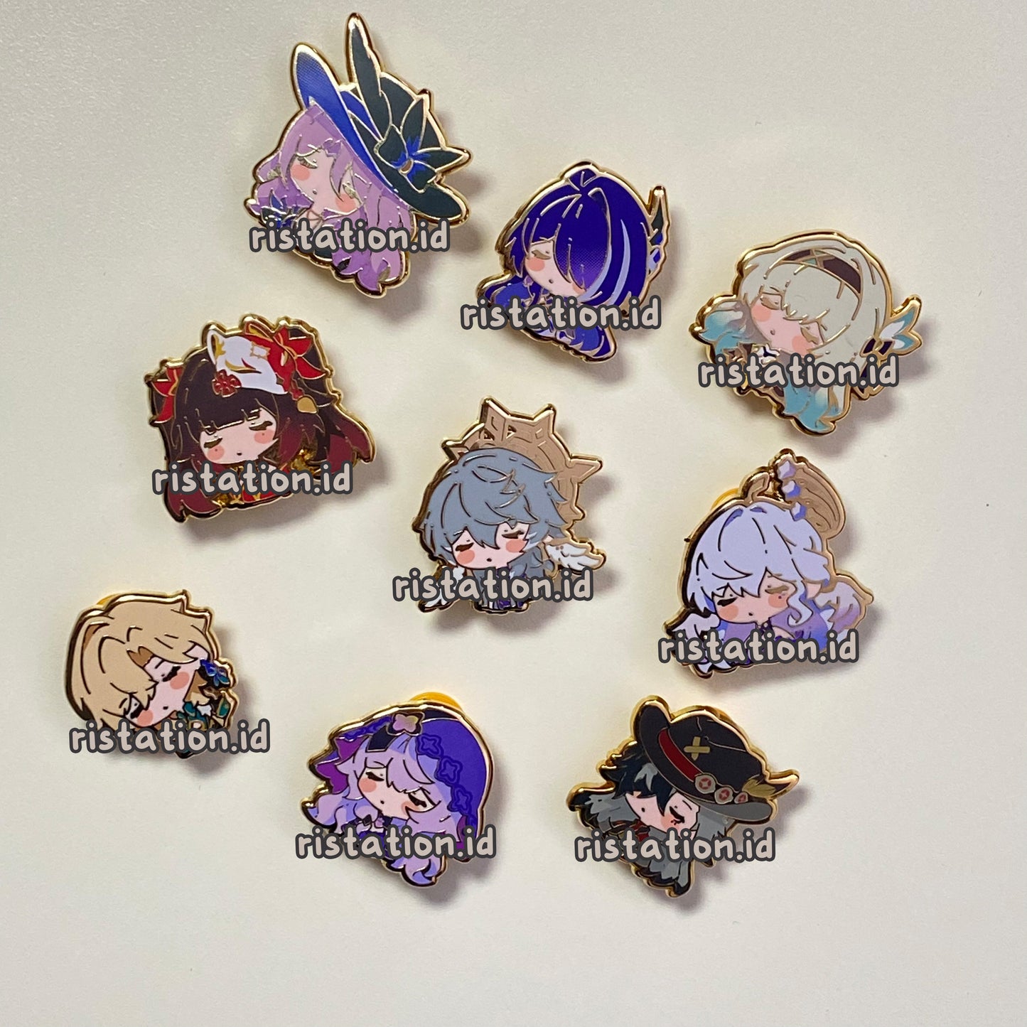 Honkai Star Rail Cute Characters - Small Hard Enamel Pin - Sleepyhead Series 3