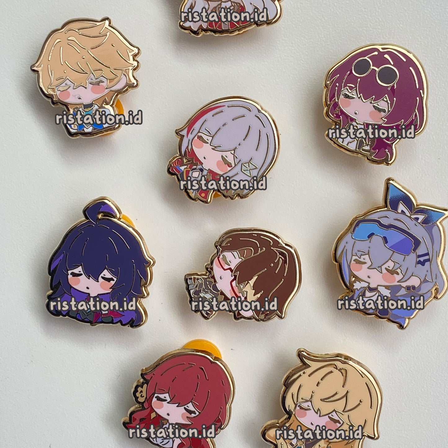 Honkai Star Rail Cute Characters - Small Hard Enamel Pin - Sleepyhead Series 6
