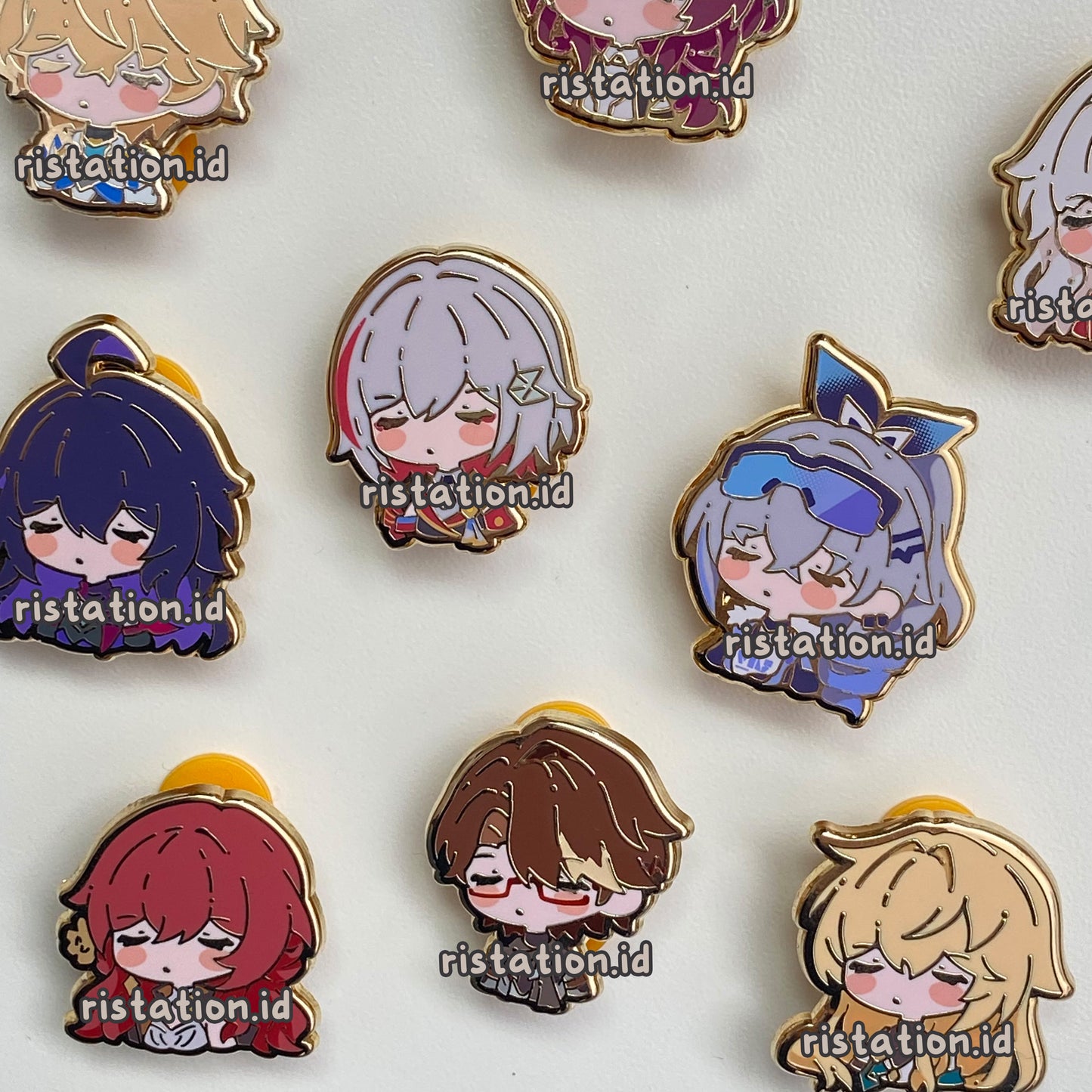 Honkai Star Rail Cute Characters - Small Hard Enamel Pin - Sleepyhead Series 6