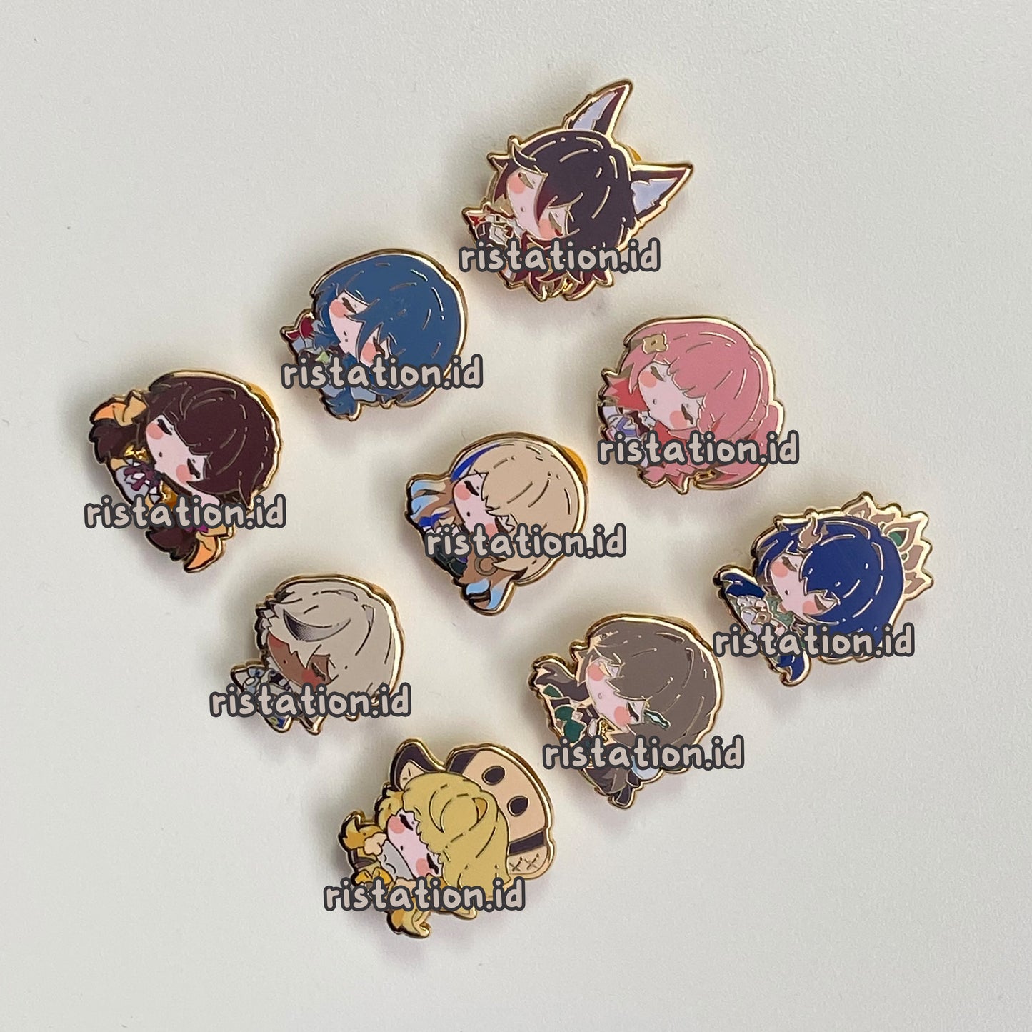 Honkai Star Rail Cute Characters - Small Hard Enamel Pin - Sleepyhead Series 1
