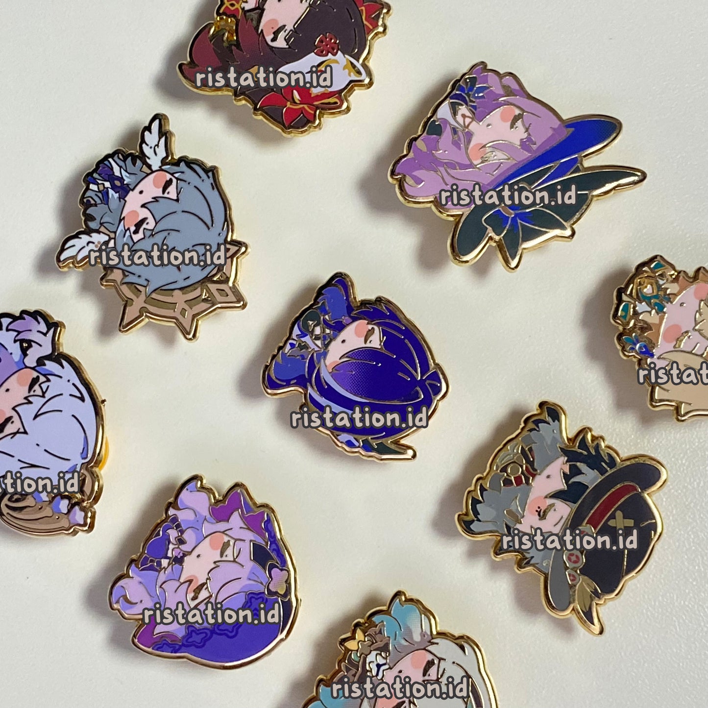 Honkai Star Rail Cute Characters - Small Hard Enamel Pin - Sleepyhead Series 3