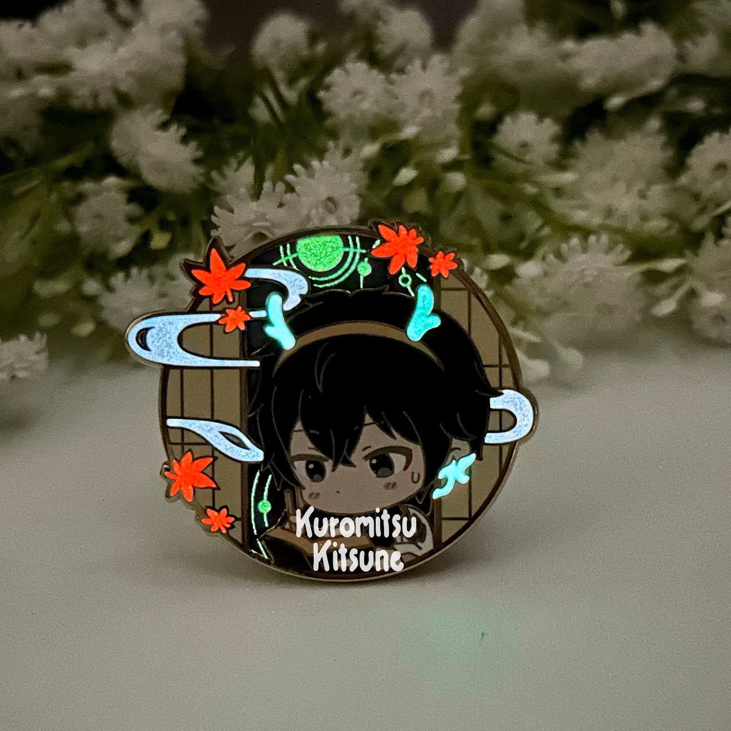 Honkai Star Rail - Dan Heng Emblem - Glow in the Dark - Hard Enamel Pin