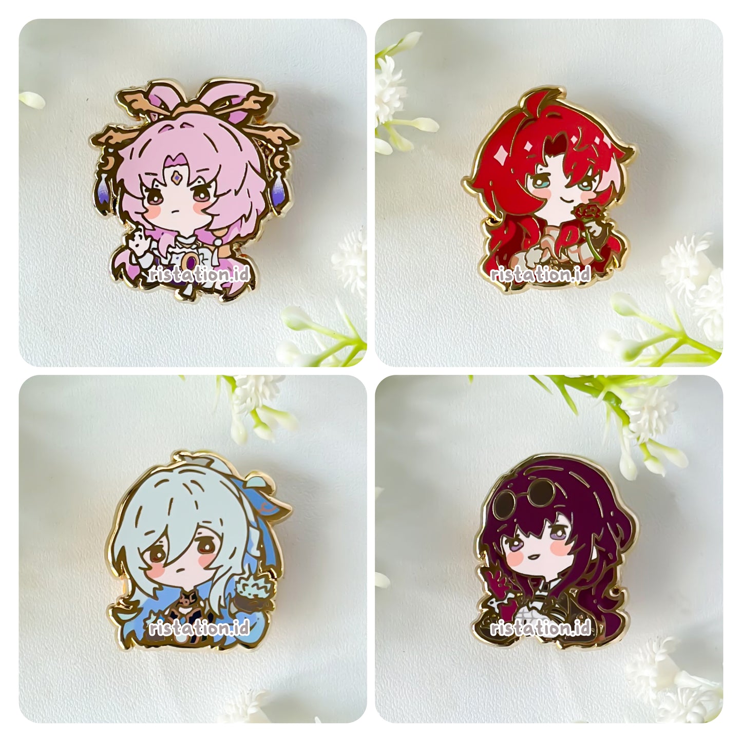 Honkai Star Rail Enamel Pin - Tiny Bites Series