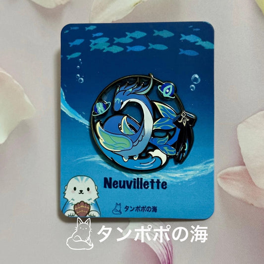 Tanpopo No Umi - Genshin Impact Neuvilette - Hard Enamel Pin