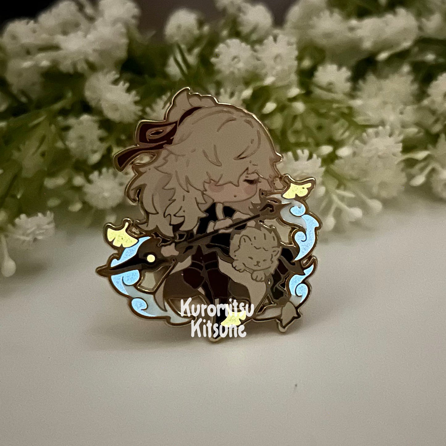 Honkai Star Rail - Jing Yuan - Glow in the Dark - Hard Enamel Pin