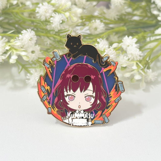 Honkai Star Rail - Kafka Emblem - Glow in the Dark - Hard Enamel Pin