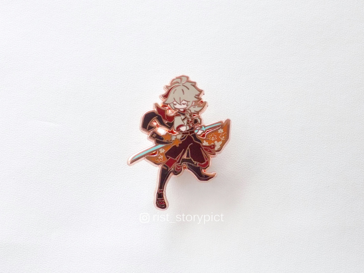 Genshin Impact Cute Character Hard Enamel Pin- Rose Gold (part 1)