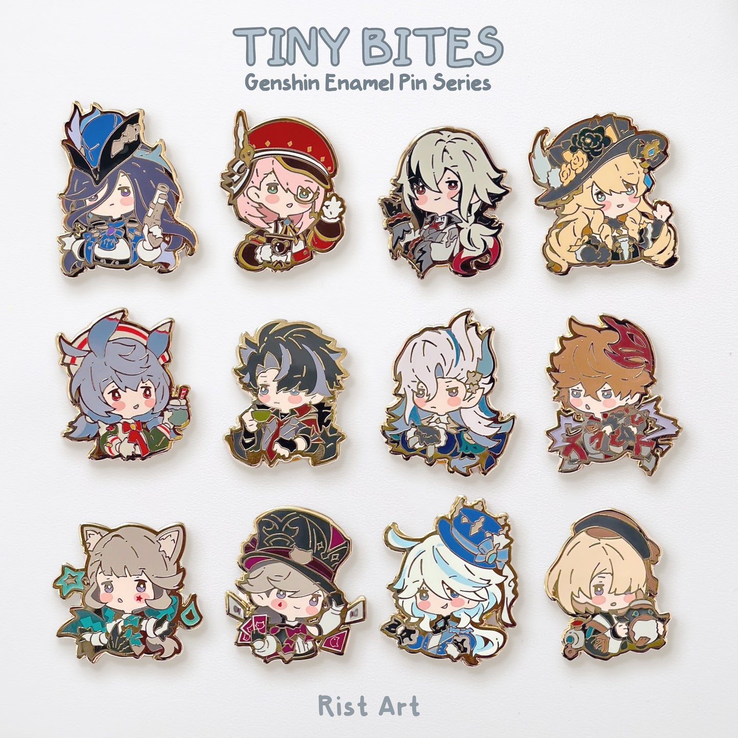 Genshin Impact Enamel Pin - Tiny Bites Series